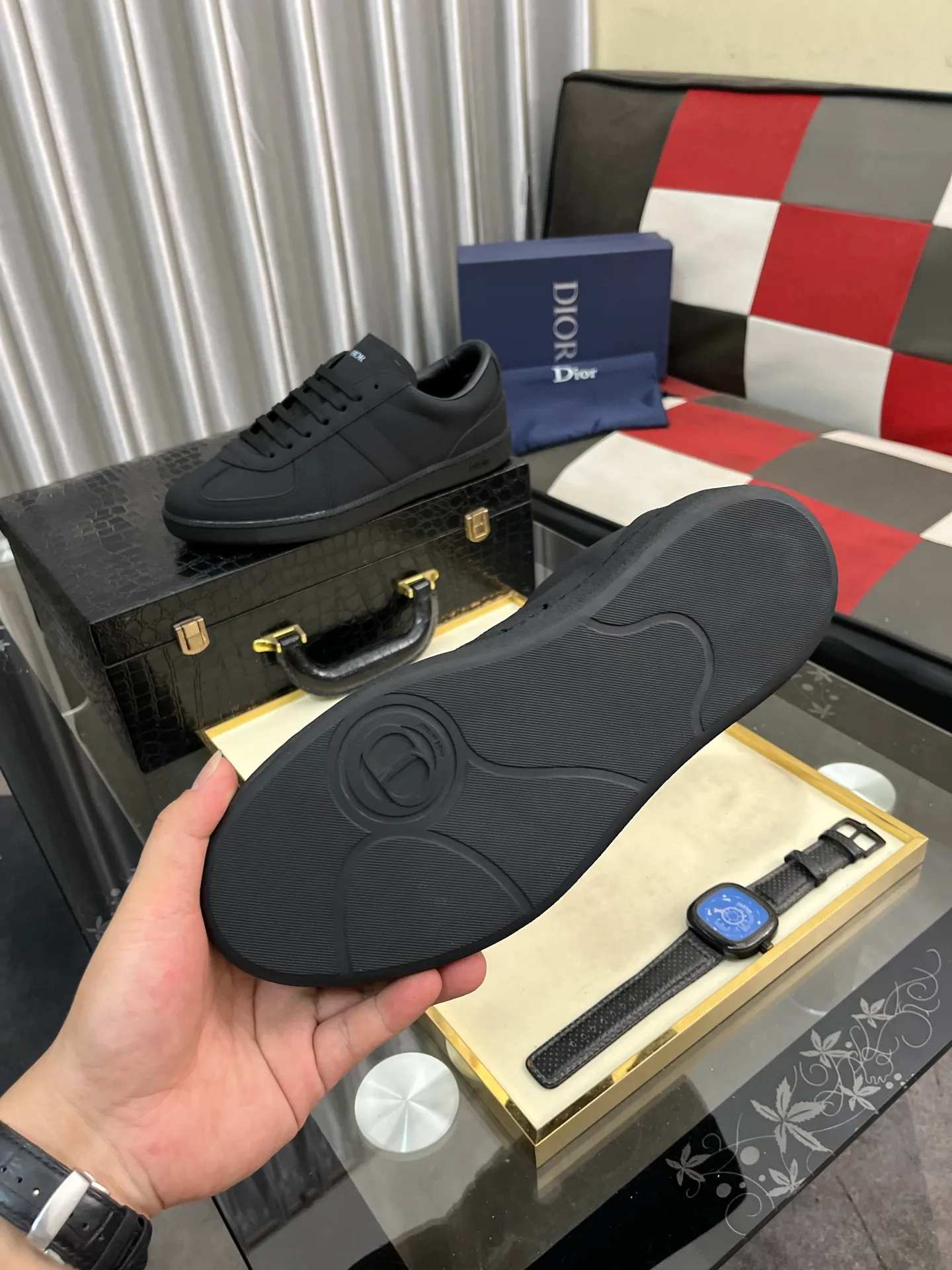 Men's Men's Shoes 💰400⌚️⌚️《Dior DIOR*》The latest and most popular casual shoes, top brand [seduce] luxury~purchase, top~quality. [Strong] The upper is made of imported breathable cowhide with material ➕ breathable sheepskin feet (•) and fine workmanship. Original stylish and stylish soft rubber wear-resistant outsole, light and comfortable on the foot, size: 38-443️⃣colors available